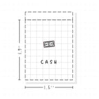 (PM434) Cash - Tiny Minimal Icon Stickers