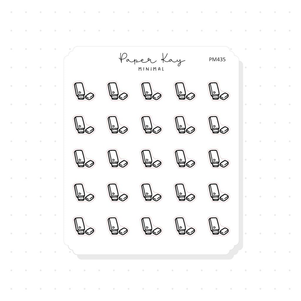 (PM435) Memory Stick - Tiny Minimal Icon Stickers