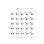 (PM435) Memory Stick - Tiny Minimal Icon Stickers