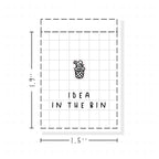 (PM440) Idea in the Bin - Tiny Minimal Icon Stickers