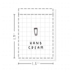 (PM448) Hand Cream - Tiny Minimal Icon Stickers