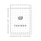 (PM449) Shoebox - Tiny Minimal Icon Stickers
