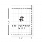 (PM459) DTB Planting Seeds - Tiny Minimal Icon Stickers