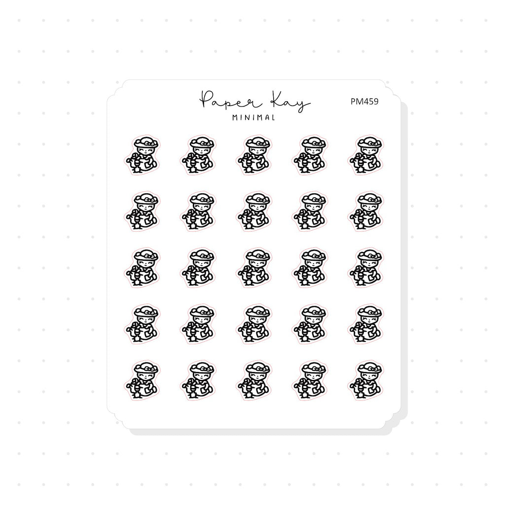 (PM459) DTB Planting Seeds - Tiny Minimal Icon Stickers