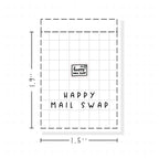 (PM462) Happy Mail Swap - Tiny Minimal Icon Stickers