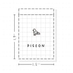 (PM471) Pigeon - Tiny Minimal Icon Stickers
