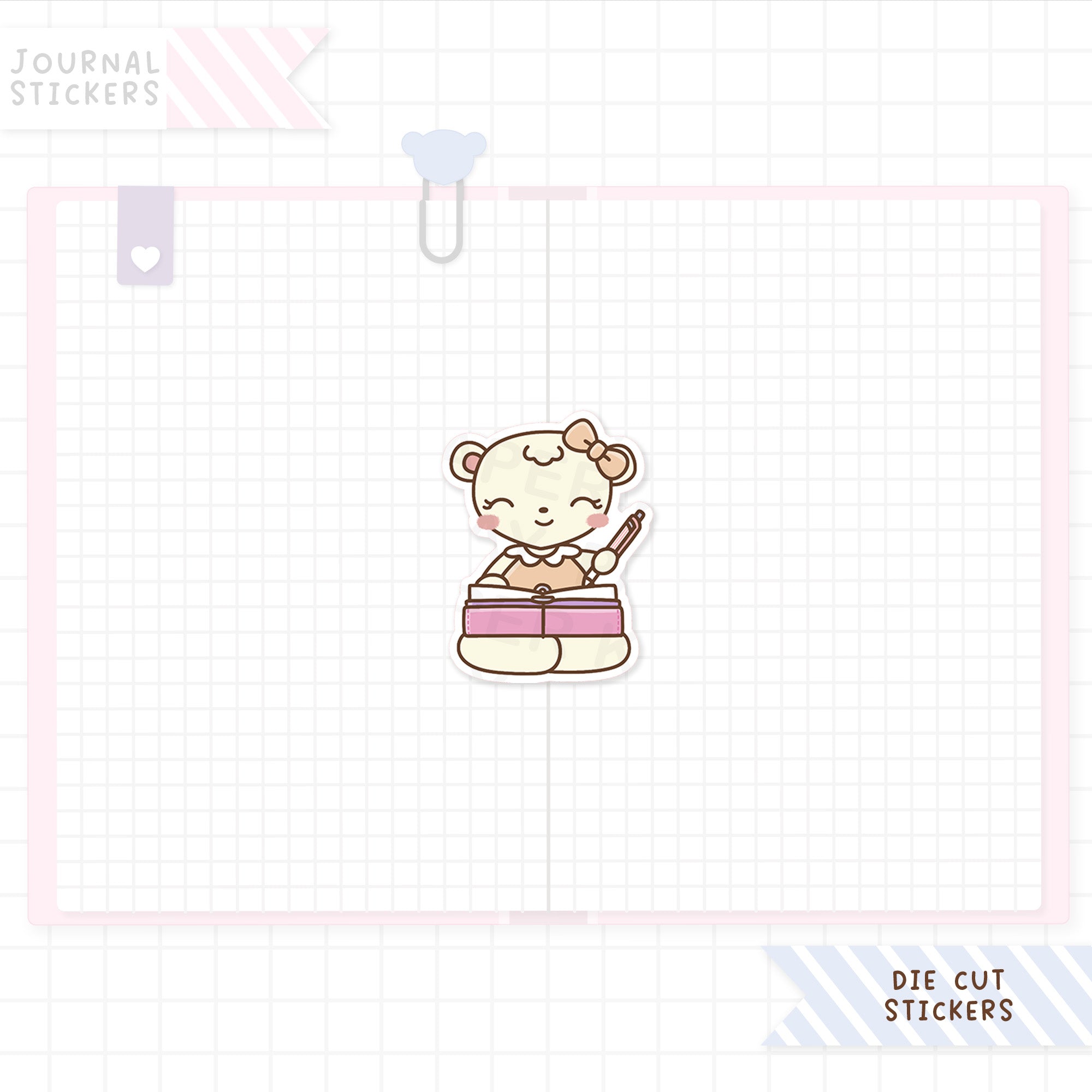 Planner Girl Matt Sticker Die Cut