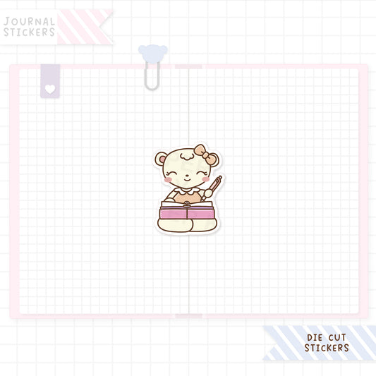 Planner Girl Sticker Die Cut