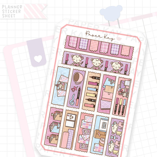 Planner Girl Washi Strip Bujo Deco Stickers