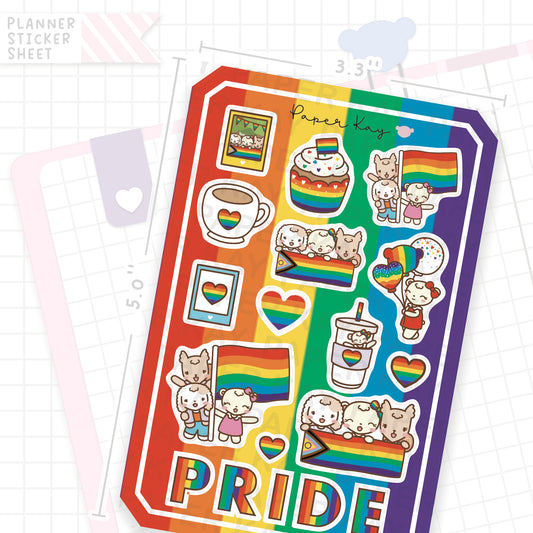 Pride Friends Bujo Deco Stickers