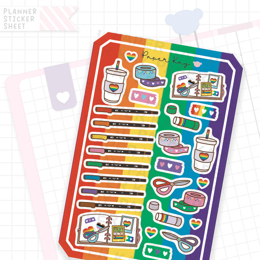 Pride Stationery Bujo Deco Stickers