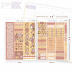 Pumpkin Hobonichi Cousin Monthly Sticker Kit