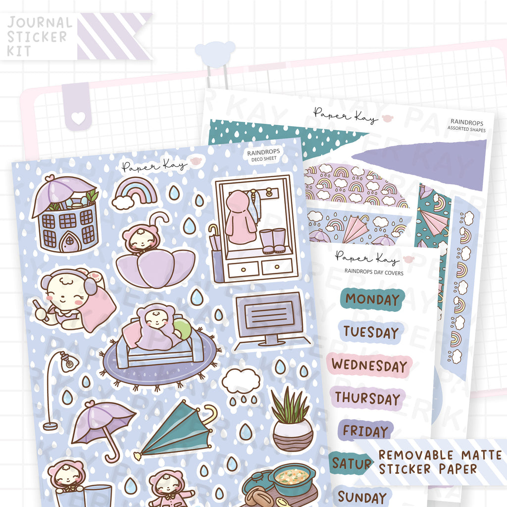 Raindrops Journalling Kit