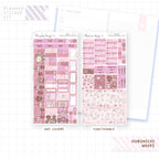 Rosy Hobonichi Weeks Monthly Sticker Kit
