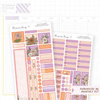 Rustic Flowers Hobonichi A6 Monthly Sticker Kit