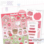 Strawberries and Cream Journalling Kit
