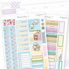 Summer Holiday Hobonichi Cousin Sticker Kit