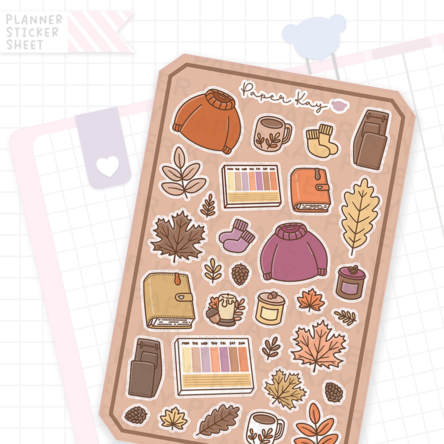 Sweater Weather Cosy Bujo Deco Stickers