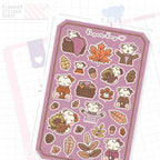 Sweater Weather Dot the Bear Bujo Deco Stickers