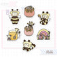 Sweet as Honey Sticker Die Cuts