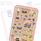 Sweet as Honey Florals Bujo Deco Stickers