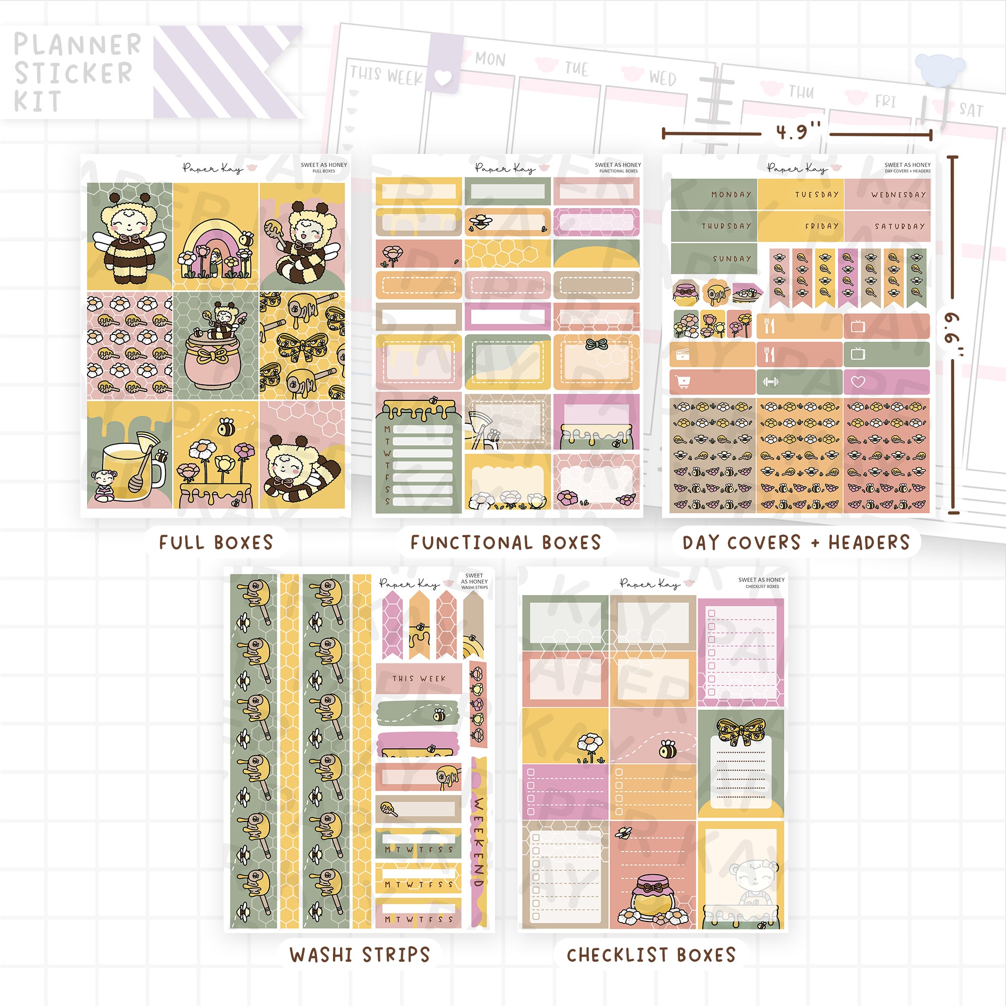 Sweet as Honey Vertical Kit