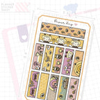 Sweet as Honey Washi Strip Bujo Deco Stickers