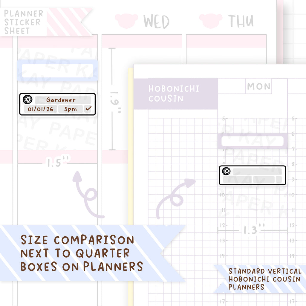 Spending Tracker Sticker Sheet