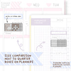 Weekly Habit Tracker V1 Sticker Sheet