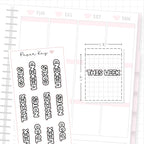This Week Bubble Text - Bujo Planner Stickers