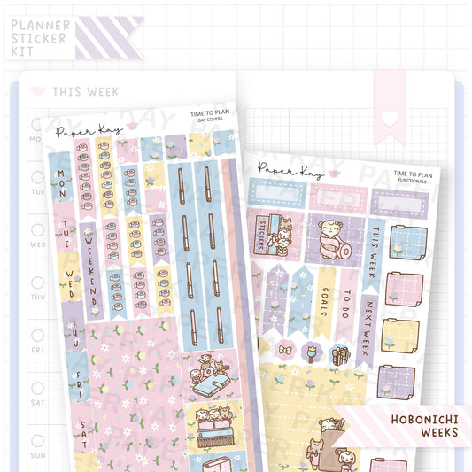 Time to Plan Hobonichi Weeks Sticker Kit