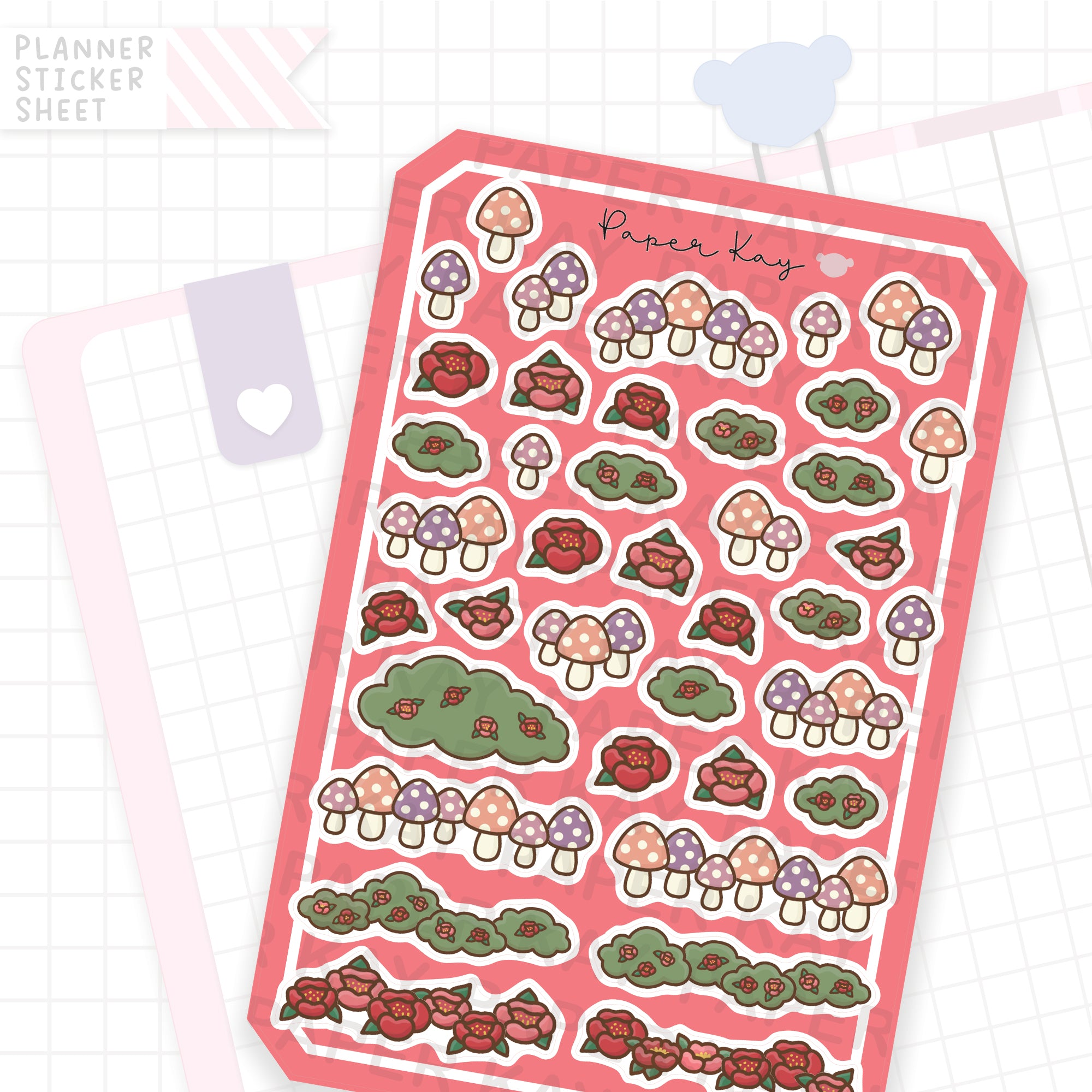 Toadstool Bujo Deco Stickers