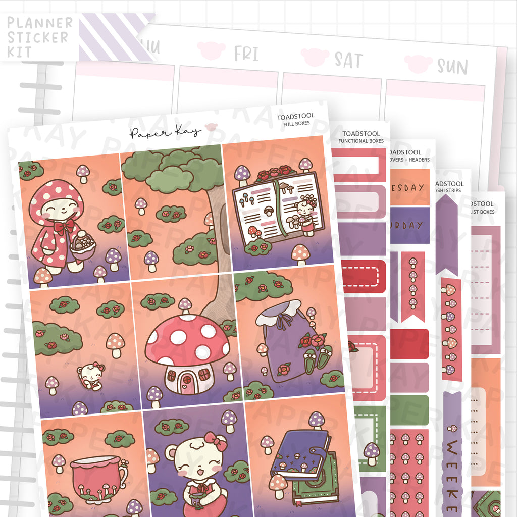 Toadstool Weekly Vertical Kit
