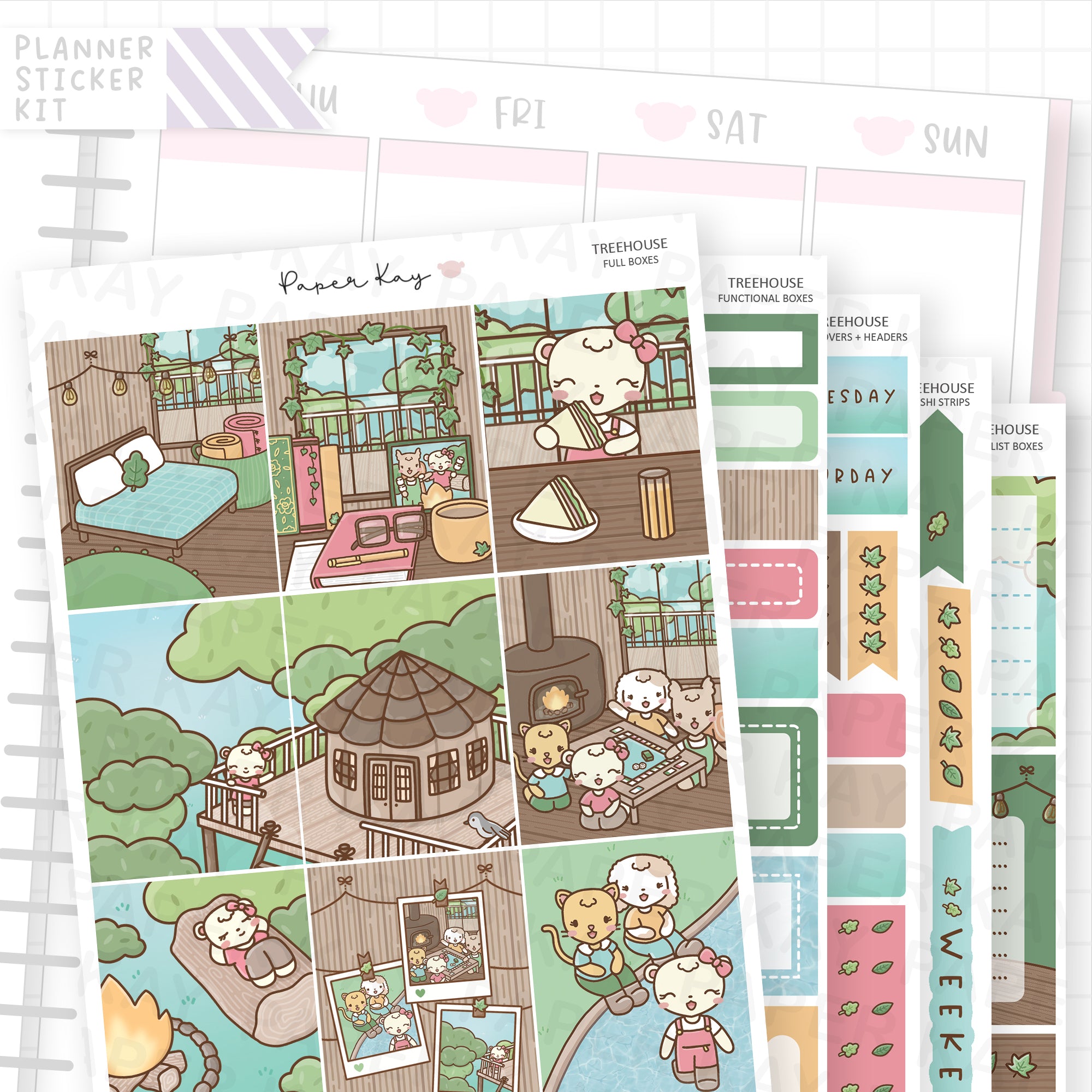 Treehouse Weekly Vertical Kit