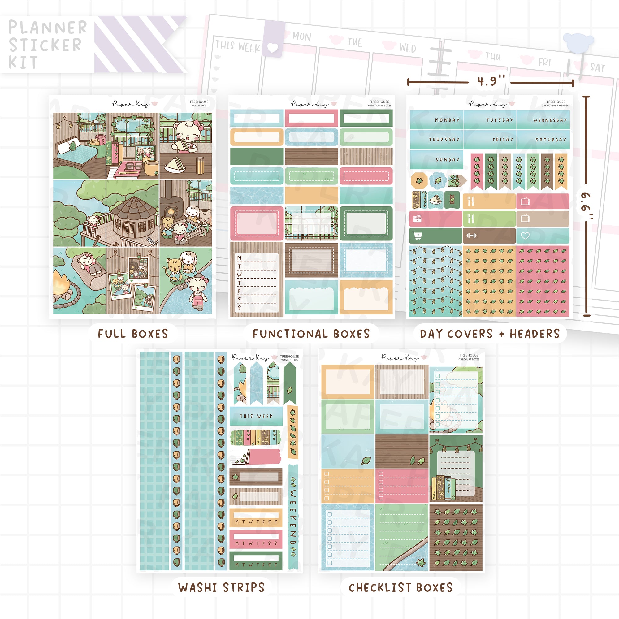 Treehouse Weekly Vertical Kit