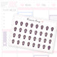 Vampy Coffin Date Dot Stickers