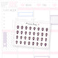 Vampy Coffin Date Dot Stickers