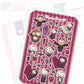 Vampy Dot the Bear Bujo Deco Stickers