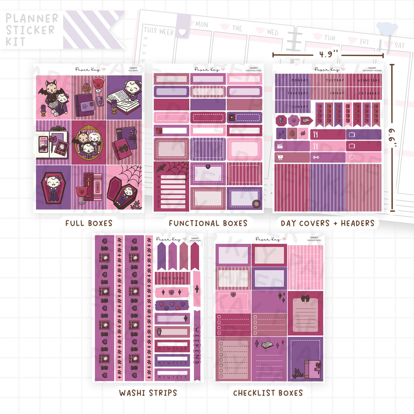 Vampy Weekly Vertical Kit