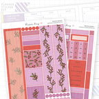 Winter Berries Hobonichi Cousin Monthly Sticker Kit
