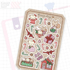 Dot the Bear Xmas Friends Bujo Deco Stickers