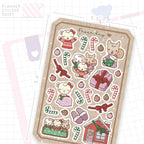 Dot the Bear Xmas Friends Bujo Deco Stickers