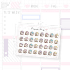 Birdhouse 2 Date Dot Stickers