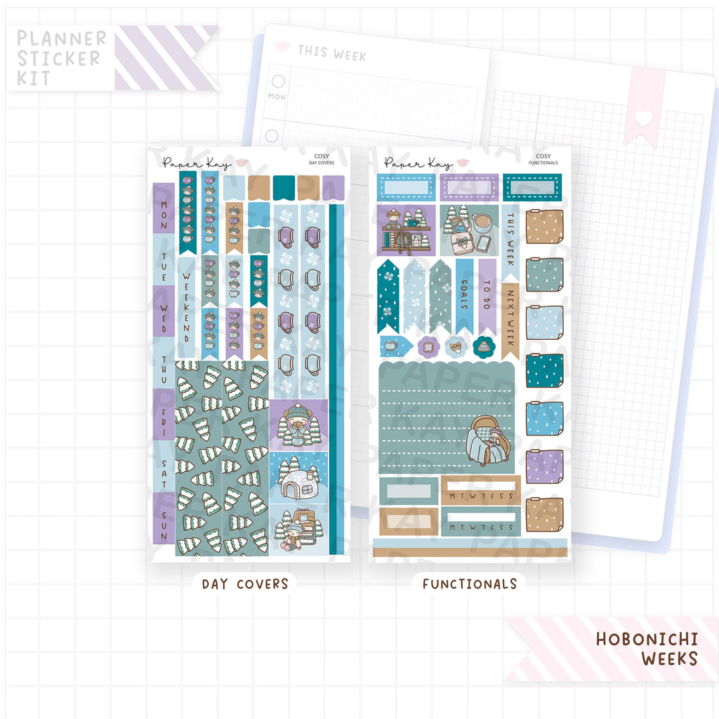 Cosy Hobonichi Weeks Sticker Kit