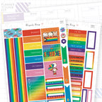 Pride Hobonichi Cousin Sticker Kit