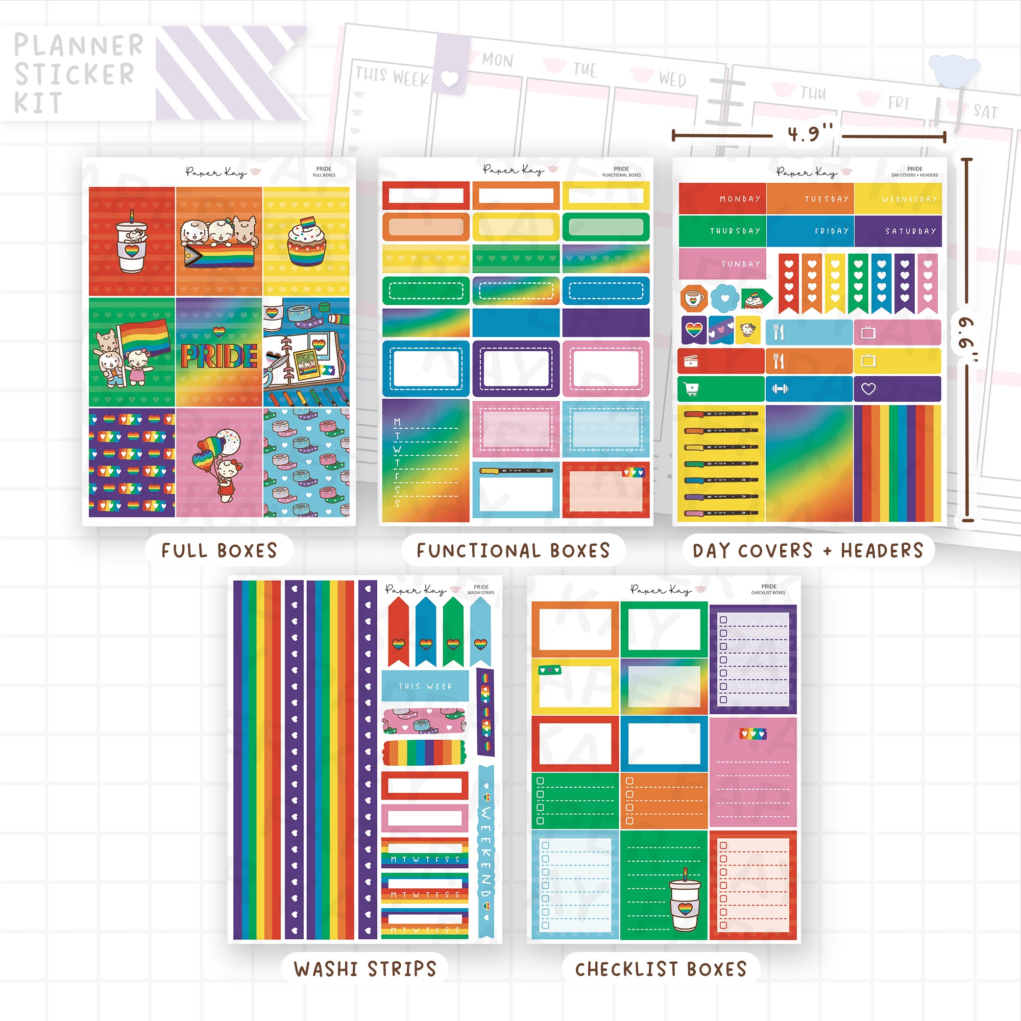 Pride Weekly Vertical Kit