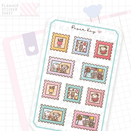 Summer Stamps Bujo Deco Stickers