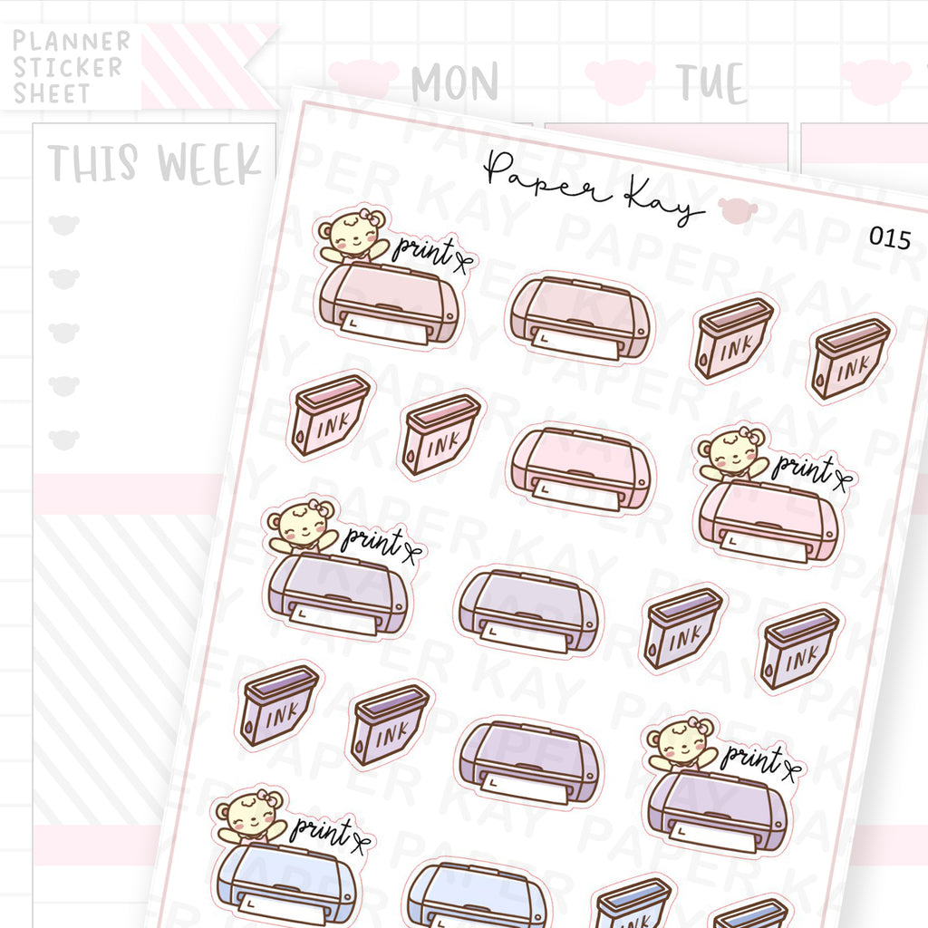 Printer Sticker Sheet