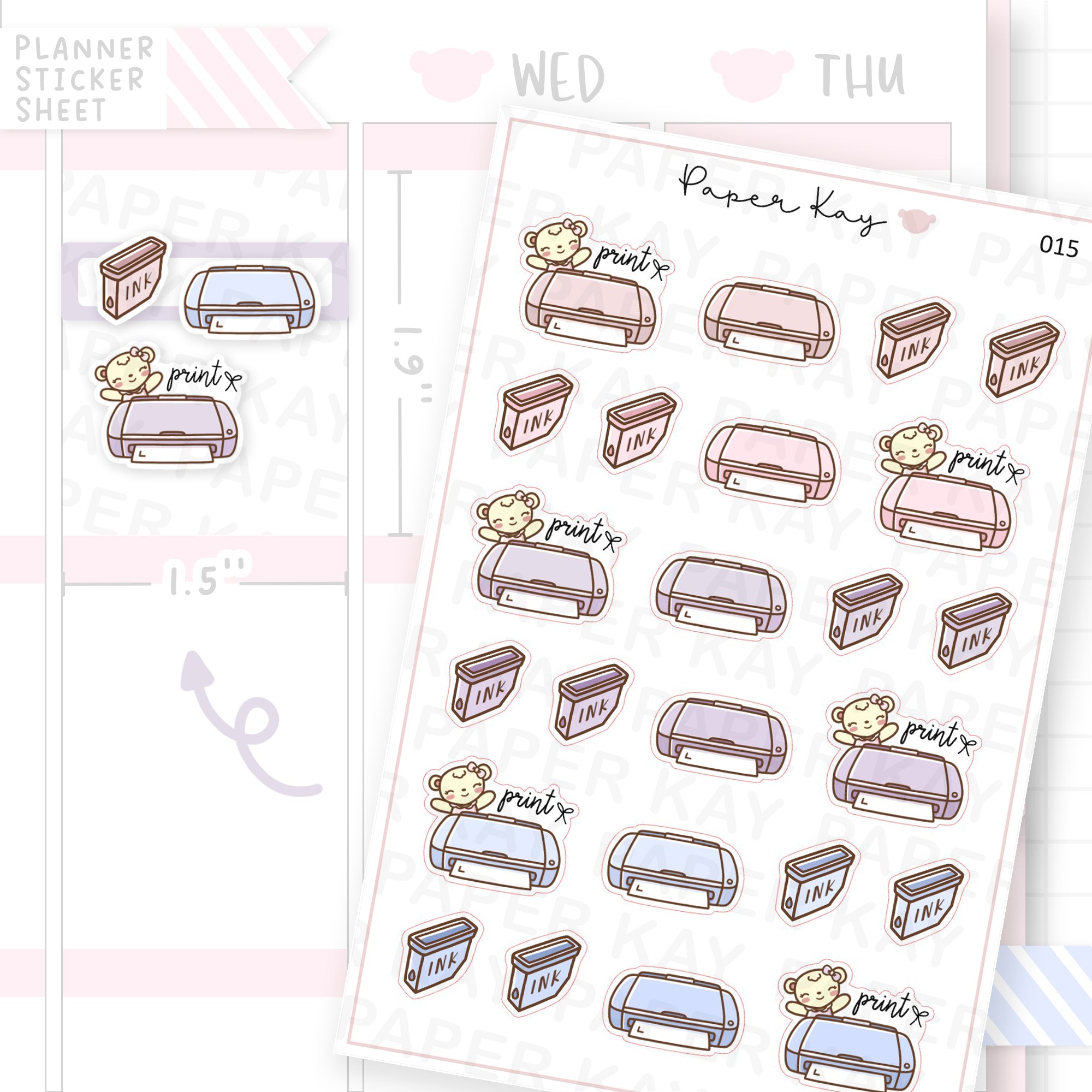 Printer Sticker Sheet