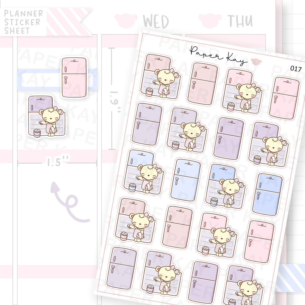 Fridge Sticker Sheet